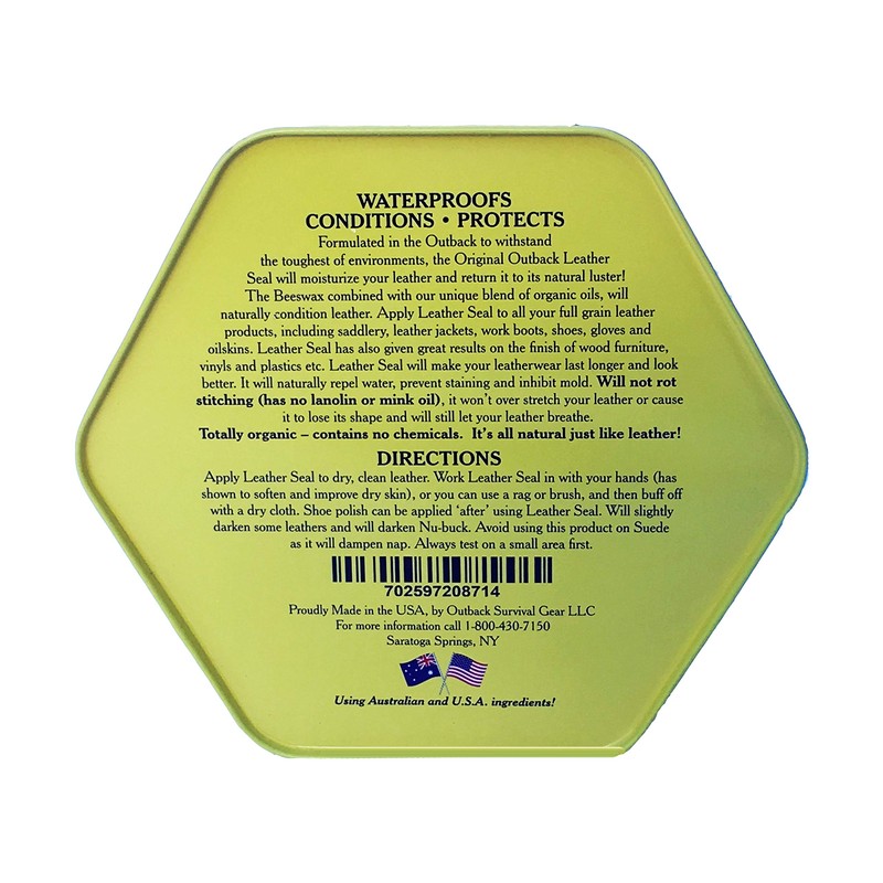 OUTBACK SURVIVAL GEAR Leather Seal Tin