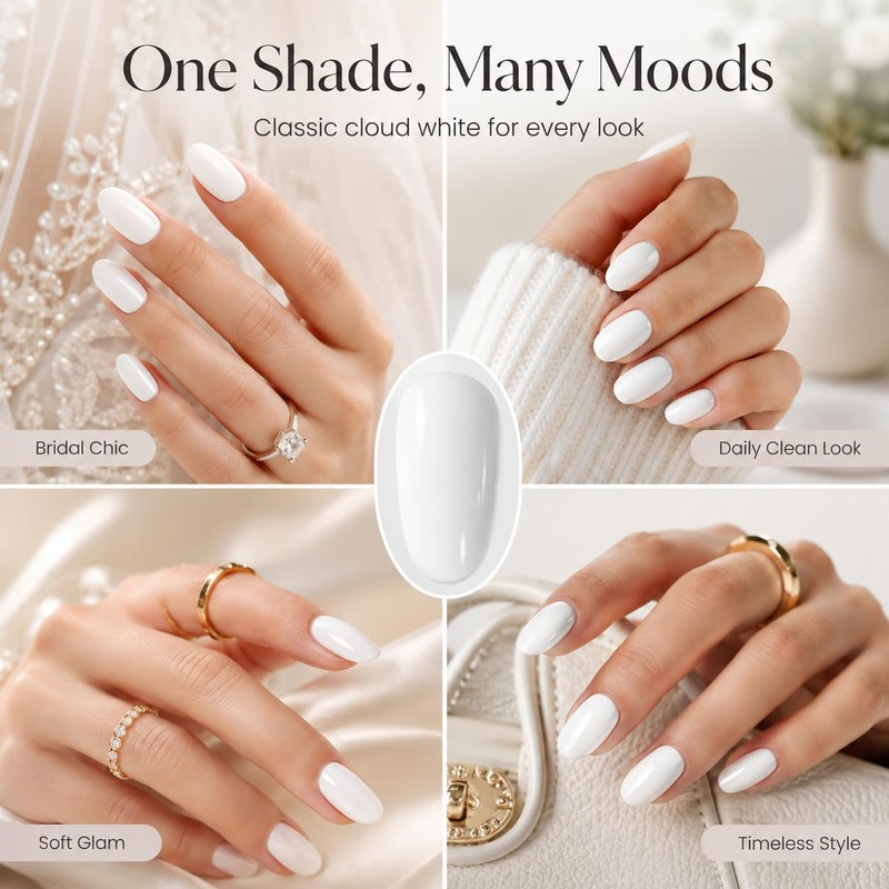 White Nail Polish Pen for Women, Water-Based Quick Dry Precision
