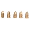5Pcs 3D Printer Brass Nozzles Tight Connection Heat Resistant 500℃