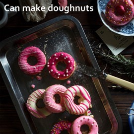 Round Cookie Cutter Set, 12 Pieces Stainless Steel Circle Baking Mold Metal Rings Model Metal Rings Baking Mould Circle Pastry Doughnut Cutter Set for Dough Fondant