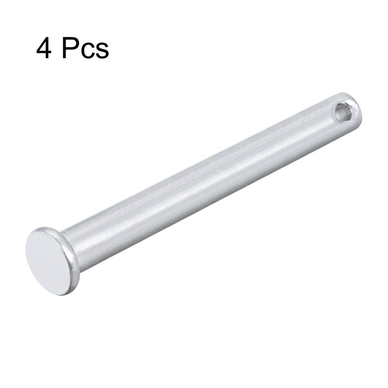 sourcing map Clevis Fork Bolts Single Hole Flat Head Galvanised