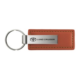 Toyota Land Cruiser Leather Keychain (Brown)