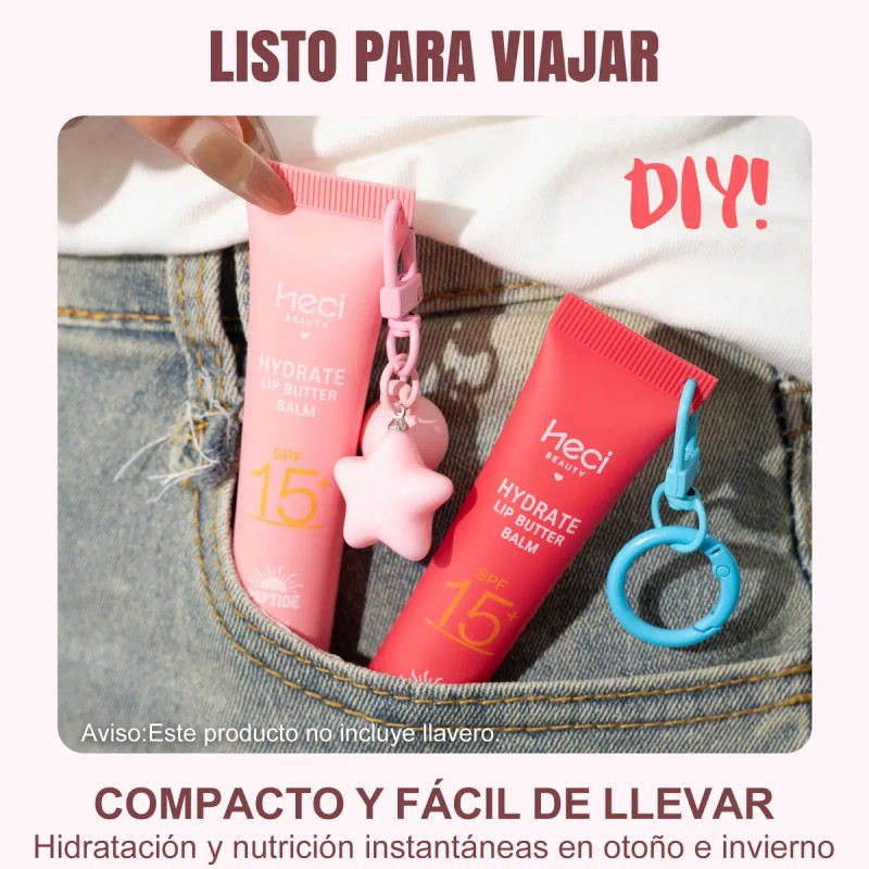 Brillos De Labios Hidratante Lipgloss Protección Solar 15ml