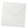 50 6" x 6" Square White Envelopes for Greetings Cards 155mm x 155mm Free Post - 100gsm Premium Thickness