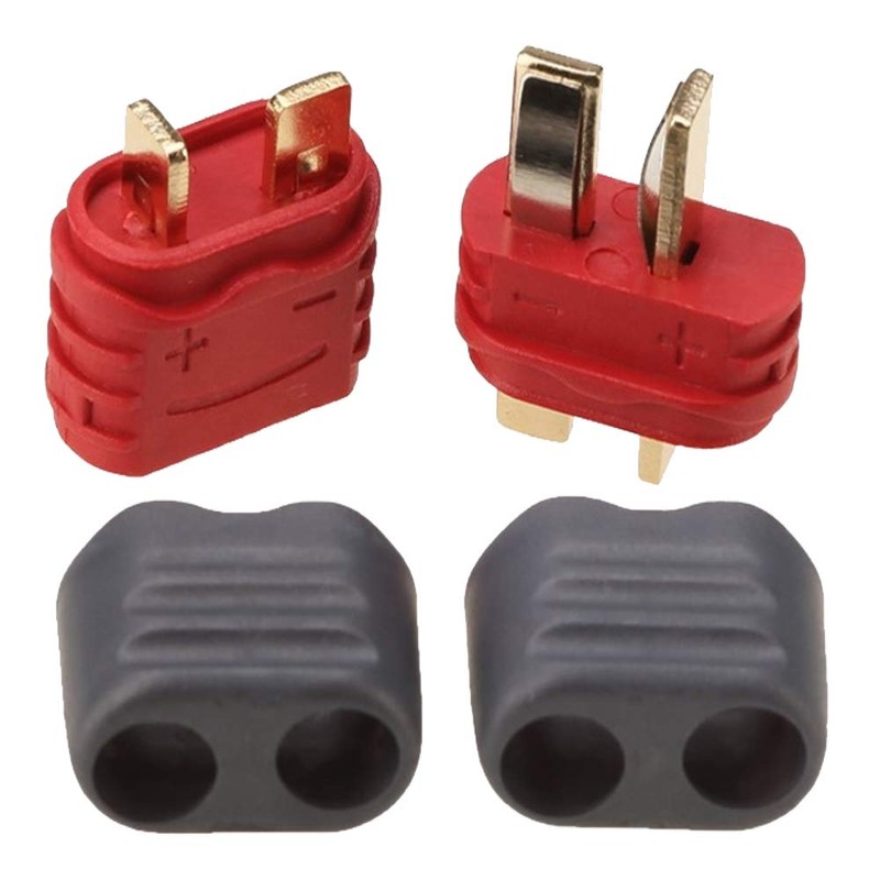 Yiqigou 5 Pairs Non-slip Amass Deans T-style Male Female Plug