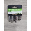 PITTSBURGH 4 Piece High Visibility Socket Adapter Set 1/4", 3/8",