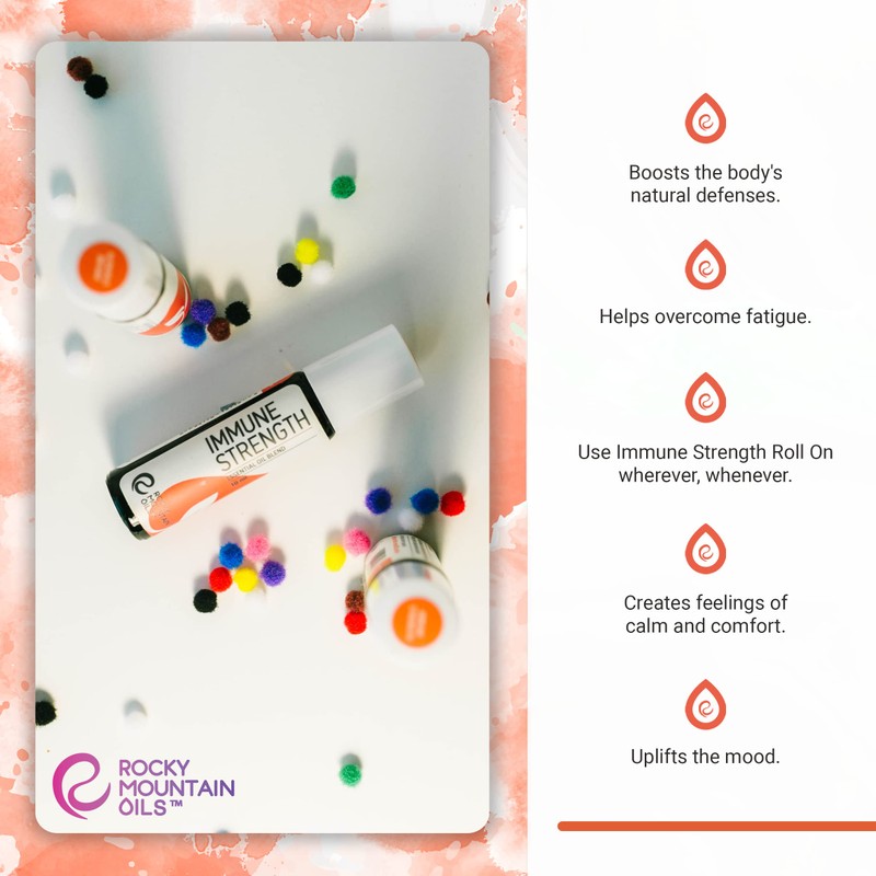 Rocky Mountain Oils Immune Strength Essential Oil Blend Roll On