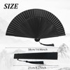 Pack of 2 Hand Fans, Foldable Fans, Hand Fans for