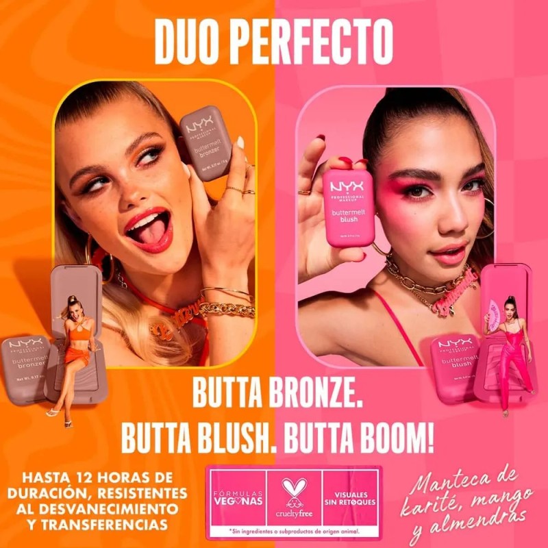 NYX PMU Buttermelt Blush Rubor 5g