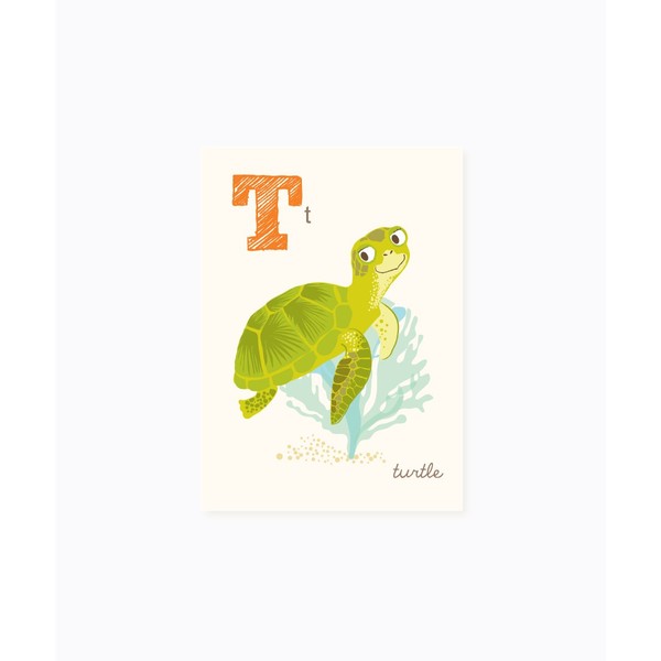 Sea Urchin Studio - T is for Turtle - ABC