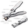 VOGARB Curved and Slanted Nail Clippers for Men Thick Toenails