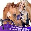 Enhon Sweat Scraper for Horses Mane and Tail Brushes for