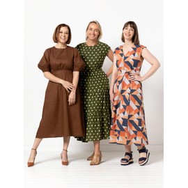 Style Arc Sewing Pattern - Trinnie Woven Dress Plus Extension Pack Bundle (Sizes 18-30)