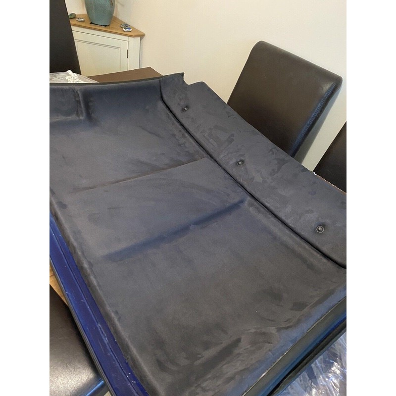 Alcantara Style Charcoal Stretch Spandex Faux Suede Fabric - Perfect