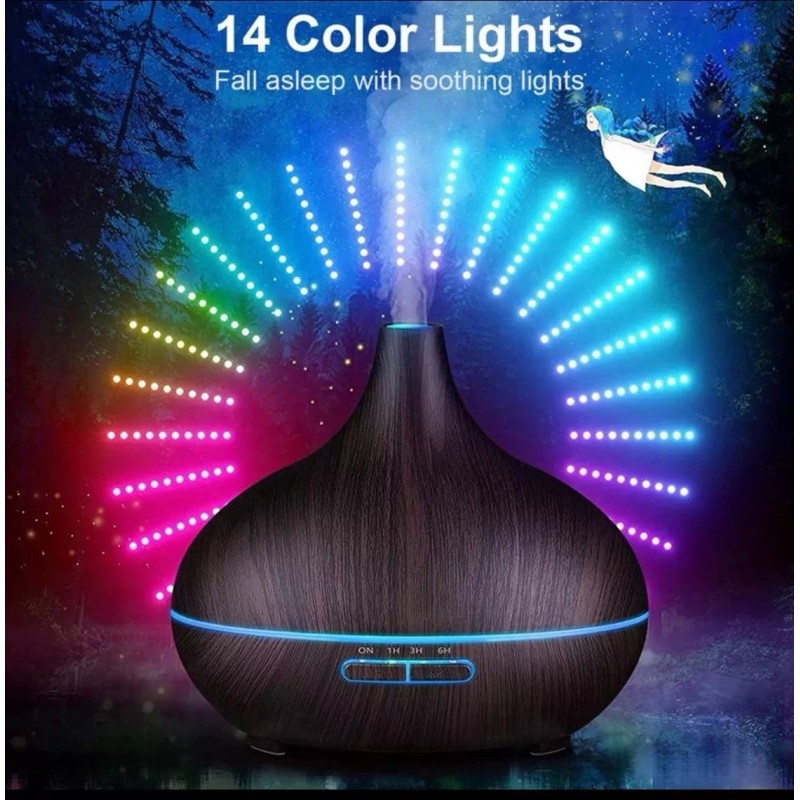 Victsing Difusor De 500ml Con Luces Led