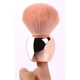 Zzdog Brocha Kabuki Suave Para Base Crema O Polvo Rosa Oro