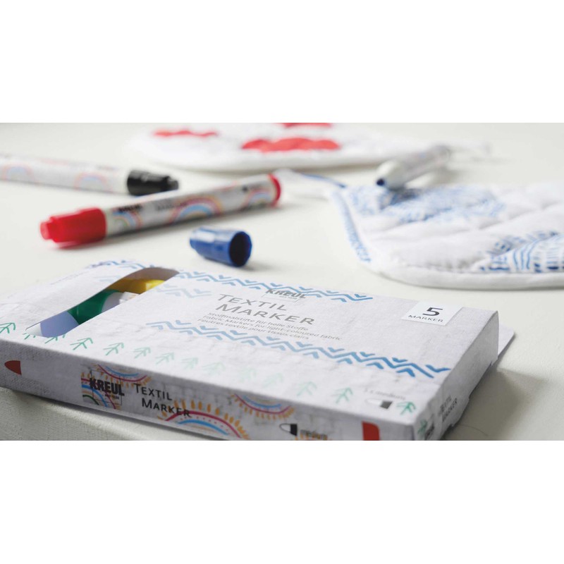 Eduplay 250014 Texi Mäx Fabric Markers Set of 5 Normal