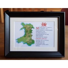 pr Welsh National Anthem Frame