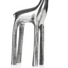com-four® Reindeer Sculpture Decorative Figure Made of Aluminium - Christmas