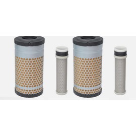 2 Pcs 6C060-99410 Engine Air Filter For Kubota B3200 B3300 B7300 B7400 B7410 B7500