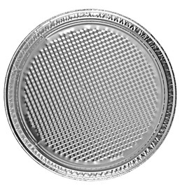 Handi-Foil 12" Aluminum Foil Pizza Pan - Disposable Waffle Bottom Baking Sheets (Pack of 50)
