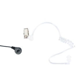 2.5mm Earpiece for Motorola Walkie Talkie,Caroo 1 Pin Covert Acoustic Tube Headset with PTT Mic for Motorola Talkabout MH230R MR350R T200 T200TP T260 T260TP T460 T600 MT350R Two Way Radio Accessories