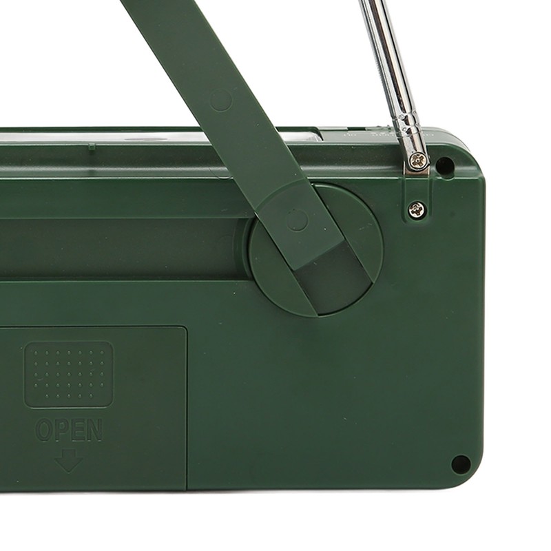 Solar Hand Crank Radio Multifunction Portable Rechargeable Emergency Radio with