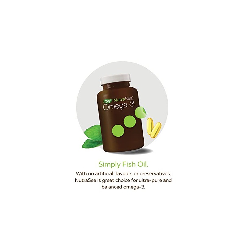 Natures Way NutraSea Softgels Menta Fresca 60 c - Suaves