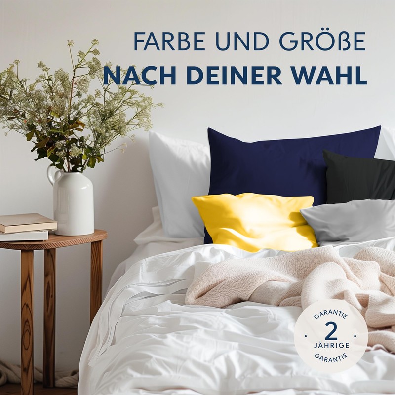 Dreamzie Pillowcases, 40 x 80 cm (Set of 2), 100%