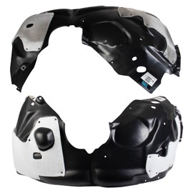 TRQ TRQ Front Inner Fender Liner Set Compatible with 2015-2018 Ford Edge FO1248175 FO1249175