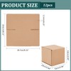 PH PandaHall Pack of 12 Kraft Paper Boxes, 10 x