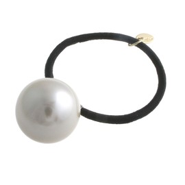 [ヴxante-nu] vingtaine Solitaire Pearl Hair Elastic 2.5 cm Large Simple Hair Accessories H – 670 