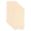 Saro Lifestyle Scalloped Hem Napkin (Set of 4), Blush, 20"