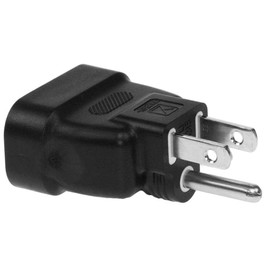 SF Cable America NEMA 5-15P Plug to Italy CEI-23-16 Receptacle Plug Adapter