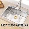 Solimeta Gold Kitchen Sink Drain, Stainless Steel Sink Strainers for