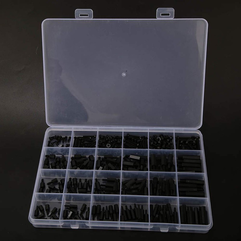 Hex Spacers 360pcs M2 M2.5 M3 Nylon Hex Socket Spacer