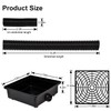 Prestantious Catch Basin Gutter Downspout Extensions, 12"×12" Low Profile Catch
