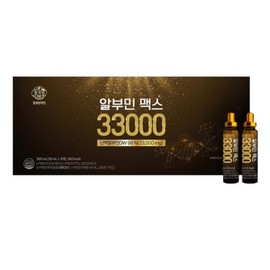 Cheonjiin 알부민 맥스 33000 (10병) / 난백알부민DW 99% 33000mg 함유 Albumin Max 33000 (10 bottles) / Egg White Albumin DW 99% Contains 33000mg