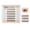 GECOMO Lower False Eyelashes, Partial False Eyelashes, Straight Pita Eyelashes,