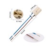 ODETOJOY G9 Light Bulb Socket Ceramic Lamp Base Holder Connector