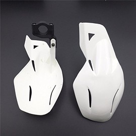 SMT Motorcycle White Hard Plastic Reinforced Hand Guards For Snowmobile Polaris RMK Ski-Doo Sno Pro Vector Phaser Indy Honda Yamaha Suzuki KTM ATV