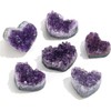 SAHOOTTIE Heart Amethyst Crystal Amethyst Geode Amethyst Cluster Crystal Heart
