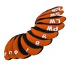 10Pcs/set Leather Golf Club Iron Head Covers Golf Putter Club