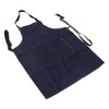 Denim Apron Abrasion Resistant Washable Chef Apron Adjustable Stylish Kitchen
