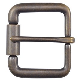 TheBeltShoppe.com TBS-P3456B - Antique Brass Roller Buckle for 1 1/2" Belts