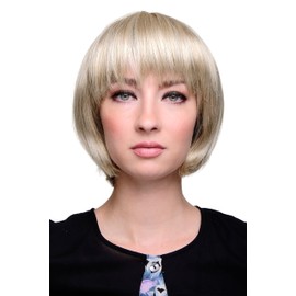 Wig Me Up Women’s Quality Sexy Bob Wig with Straight Fringe - 703 Light ash blonde (22)