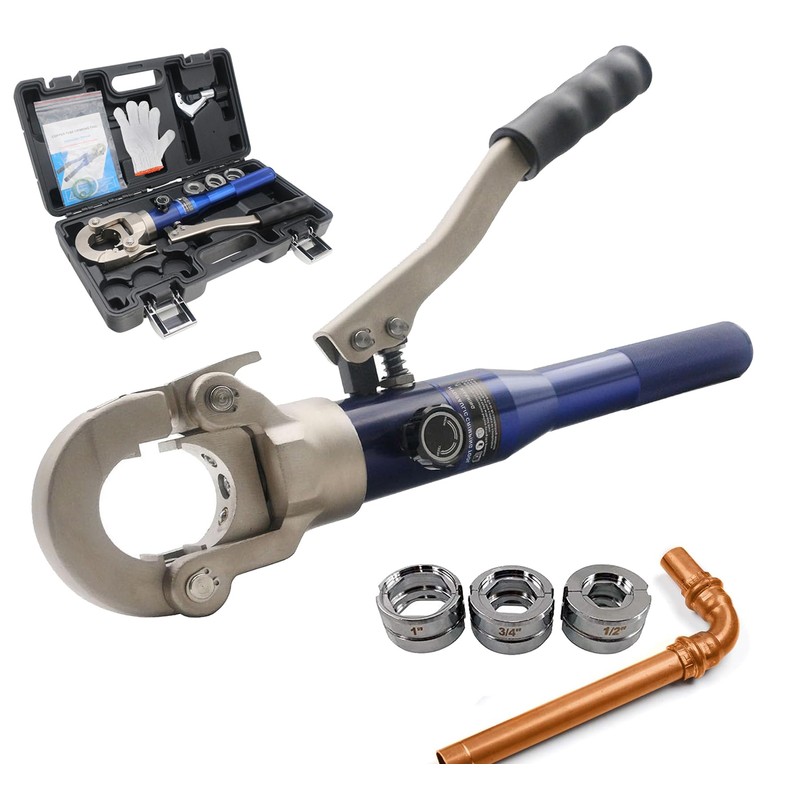 Propress Tool Copper Press Tool for Crimping Range 1/2", 3/4",