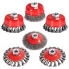 4 1/2" Angle Grinder Wire Wheel Set - 6 Packs,