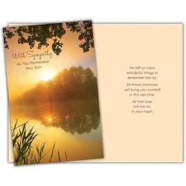 Loss Of Son Greeting Card - 89202