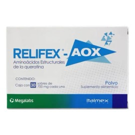 Relifex Aox Suplemento Aminoacidos Polvo Caja Con 30 Sobres